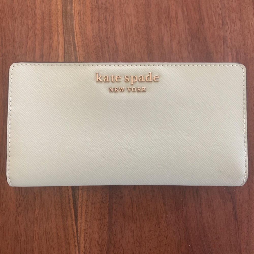 Kate Spade large slim bifold wallet
